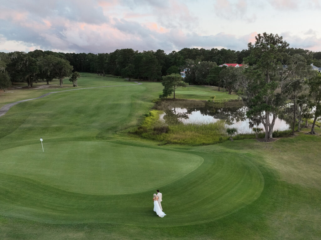 Charleston Drone Wedding Photos